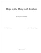 Hope is the Thing with Feathers Vocal Solo & Collections sheet music cover